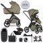EASYWALKER Babakocsi szett 4 az 1-ben Zoey Go Moss Green XXL Limited + CBX Aton B2 i-Size + Bázis