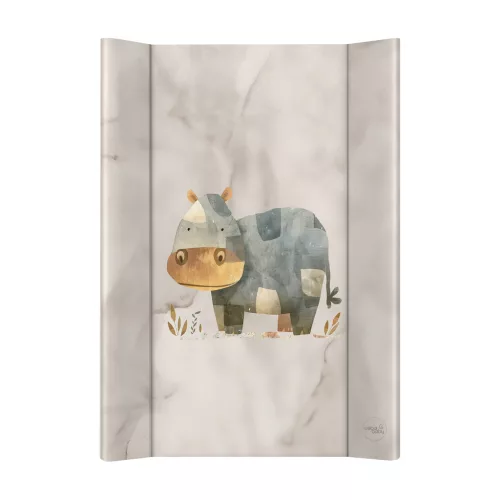 CEBA BABY Pelenkázó alátét 2-oldalas puha (50x70) Basic Cosy Hippo