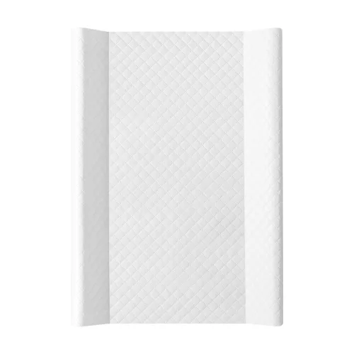 CEBA BABY Pelenkázó alátét 2-szegélyes merev lappal (50x70) Comfort Caro Fehér