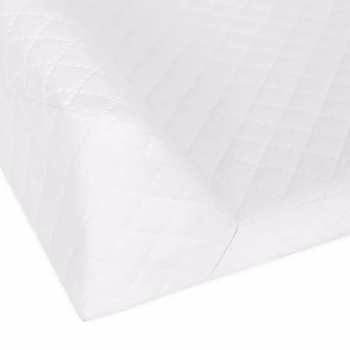 CEBA BABY Pelenkázó alátét 2-szegélyes merev lappal (50x70) Comfort Caro Fehér