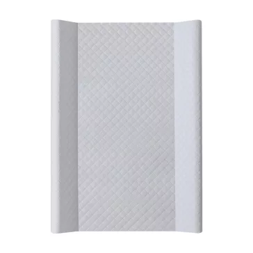   CEBA BABY Pelenkázó alátét 2-szegélyes merev lappal (50x70) Comfort Caro Grey
