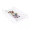 CEBA BABY Pelenkázó alátét 2-szegélyes merev lappal (50x70) Comfort Fluffy Puffy Lea