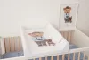 CEBA BABY Pelenkázó alátét 2-szegélyes merev lappal (50x70) Comfort Fluffy Puffy Lea