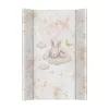 CEBA BABY Pelenkázó alátét 2-szegélyes merev lappal (50x70) Ultra Light Sleepy Bunny