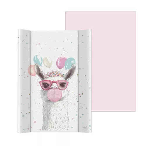 CEBA BABY Pelenkázó alátét 2-oldalas merev deszkával (50x70) Ultra Light Crazy Lama