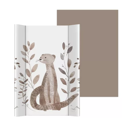 CEBA BABY Pelenkázó alátét 2-oldalas kemény deszkával (50x70) Basic Clever Otter