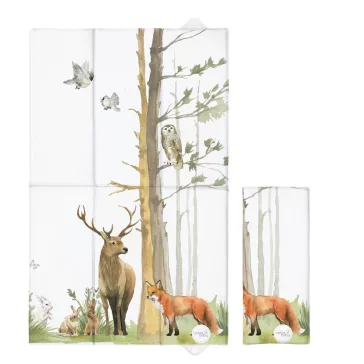 CEBA BABY Pelenkázó alátét utazó (60x40) Basic Woodland