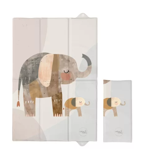 CEBA BABY Utazó pelenkázó alátét (60x40) Basic Elephant Family