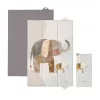 CEBA BABY Utazó pelenkázó alátét (60x40) Basic Elephant Family