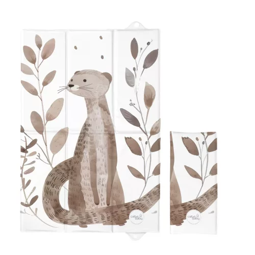CEBA BABY Utazó pelenkázó alátét (60x40) Basic Clever Otter