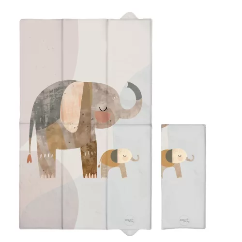 CEBA BABY Utazó pelenkázó alátét (80x50) Basic Elephant Family