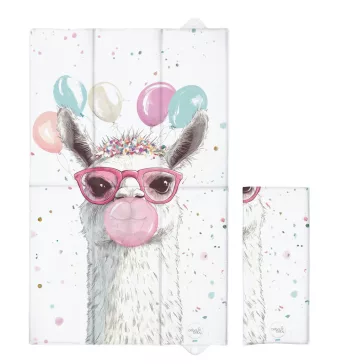   CEBA BABY Utazó pelenkázó alátét (80x50) Basic Crazy Lama