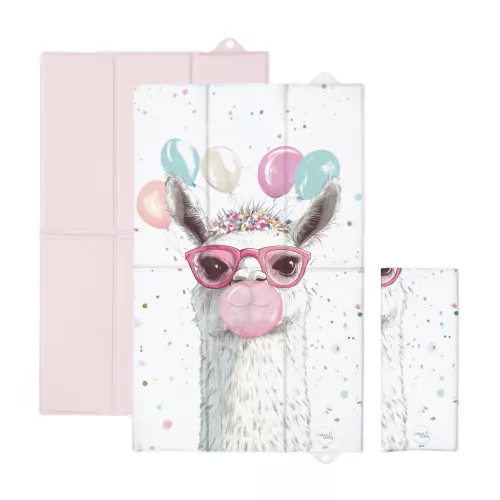 CEBA BABY Utazó pelenkázó alátét (80x50) Basic Crazy Lama