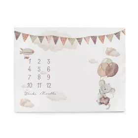   CEBA BABY Fotózáshoz mérföldkő alátét (92x72) Basic Mouse