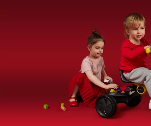 QPLAY Tricikli Ant plus Blue, kor 2 - 6 év