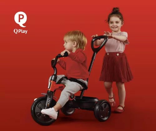 QPLAY Tricikli Ant plus Blue, kor 2 - 6 év