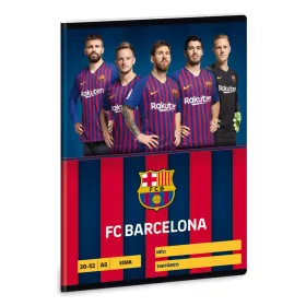FC Barcelona A/5 sima füzet 20-32
