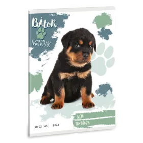 Ars Una Bátor Mancsok - Rottweiler A/5 sima füzet 20-32