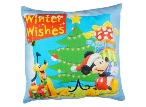 Disney Mickey és Plútó wellsoft/pamut díszpárna Karácsony