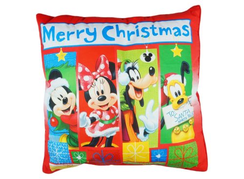 Disney Mickey| Minnie és Barátaik wellsoft/pamut díszpárna Karácsony