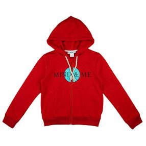 Mini&Me cipzáras kapucnis pulóver