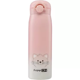 FreeON thermo kulacs 480ml- Pink cica