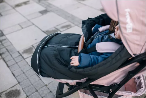FreeON Nord univerzális babakocsi bundazsák 100x55 cm-es -Black
