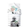 Csillagok Háborúja Baba YODA 100% pamut ágyneműgarnitúra 140x200cm ágyneműhuzat + 70x90cm párnahuzat
