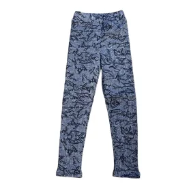 Lányka leggings 116-146 /vastag/ (kék)