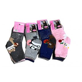 Lányka zokni 27/30 (vastag) 4db-os