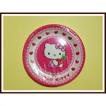 Hello Kitty papírtányér