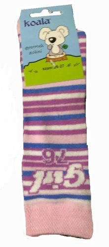 Csíkos térdzokni 28-31