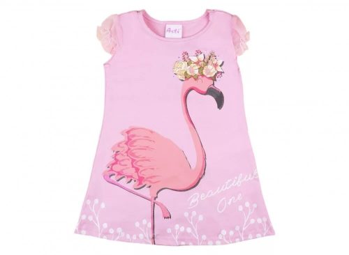 Flamingó lányka ruha 86-116