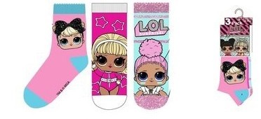 LOL Surprice zokni 27/30-as 3 db-os