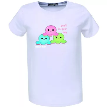 Polip mintás női póló S-XL