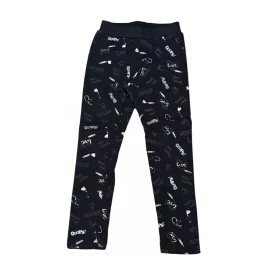 Lányka leggings 6-16év /vastag/ (fekete)