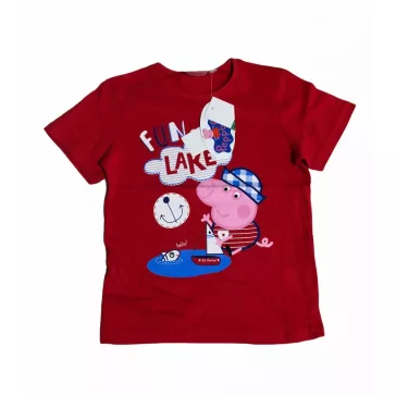 Peppa póló 8év (piros)