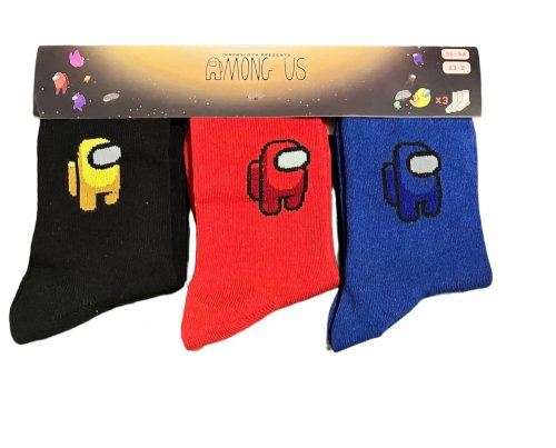 Among Us 3db-os zokni 35/38-as