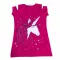 Unikornis póló 146-os (pink)