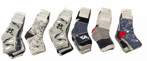 Fiú zokni 32/35-ös (5db-os csomag)