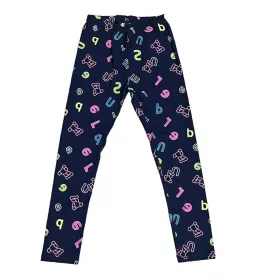 Lányka leggings 116-146 (vékony) /sötétkék/