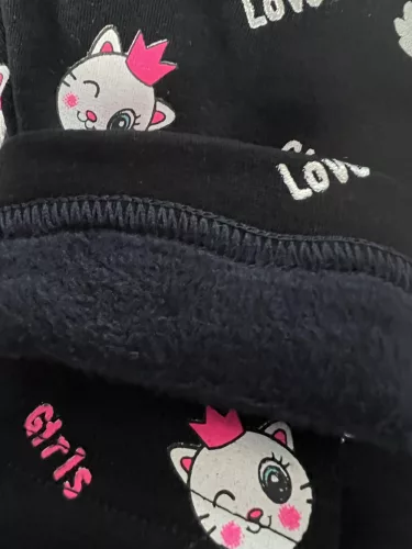 Lányka leggings 80-110 (vastag) /sötétkék/