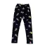 Lányka leggings 116-146 (vékony) /fekete/