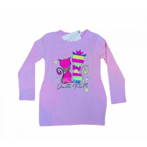 Cicás simítós felső/tunika  6év  (rózsaszín)