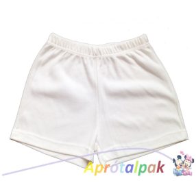Fehér rövidnadrág 116-os (kisebb)