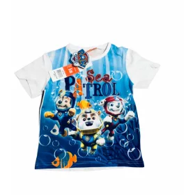 Paw Patrol póló 5év 110-es (kék-fehér)