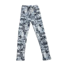 Lányka leggings 116-146 /vastag/ (világoskék)