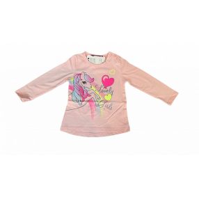 Unikornis felső 6-36hó (barack)