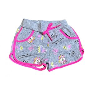Unikornis rövidnadrág 98-128 (szürke)