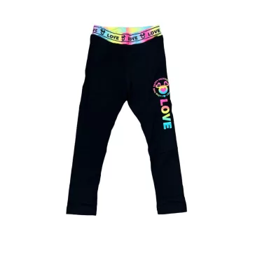 Lányka leggings 116-146 (vékony) /fekete/